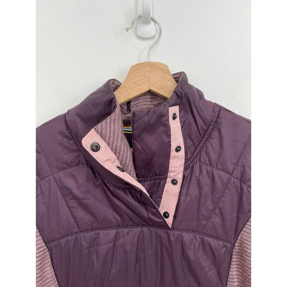 Smartwool Double Propulsion 60 Insulated Pullover QuarterSnap Midlayer Jacket XS - Picture 5 of 13